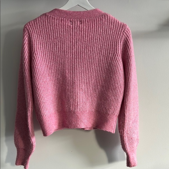 🔥Pink Button-Up Women's Sweater - Picture 4 of 5